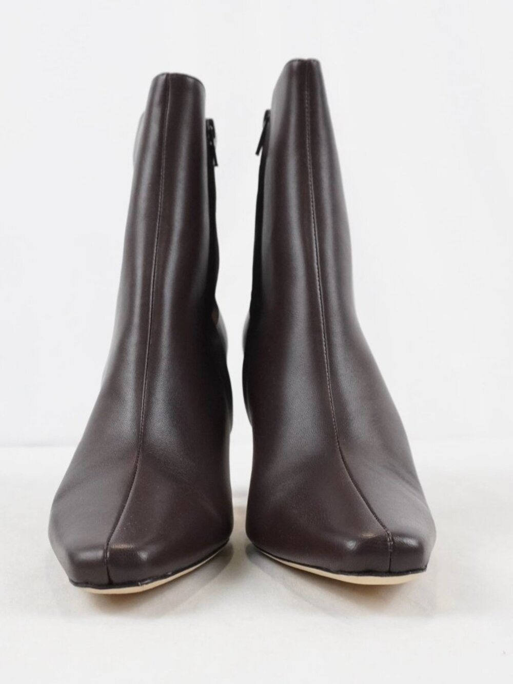 STAUD Wally 90mm Espresso Leather Ankle Boots Women's EU 39 US 9 - Picture 4 of 6